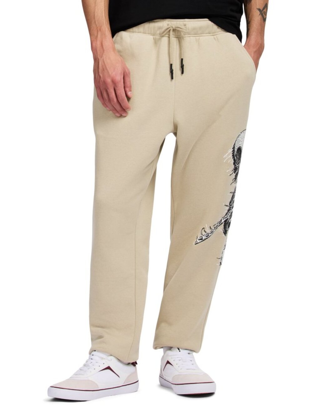 NWT Airwalk Men's Fleece Jogger Pants Size S Sweatpants Slim Straight 3 Pockets - Picture 2 of 6